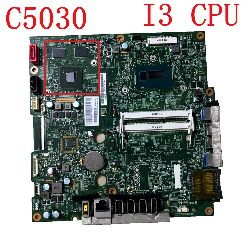FOR Lenovo C5030 c50-30 All-in-one computer motherboard C5030 motherboard i3 cpu 348.01208.0011 13138-1 100% Test Ok Delivery