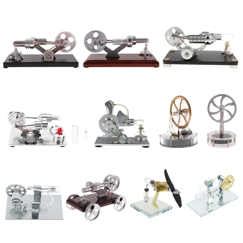 Creative Hot Air Stirling Engine Motor Model Generator Steam Toy