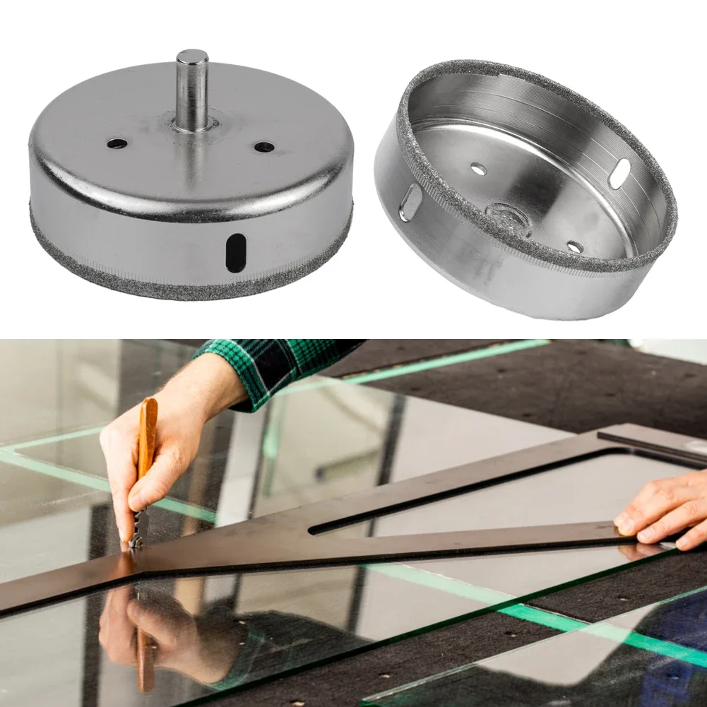 Imagem -05 - Ceramic Hole Saw Drilling Bits Hole Cup Saw Saw Cutter Power Drilling Tools Acessórios 25 Mm110 mm Telha Mármore Vidro 1pc