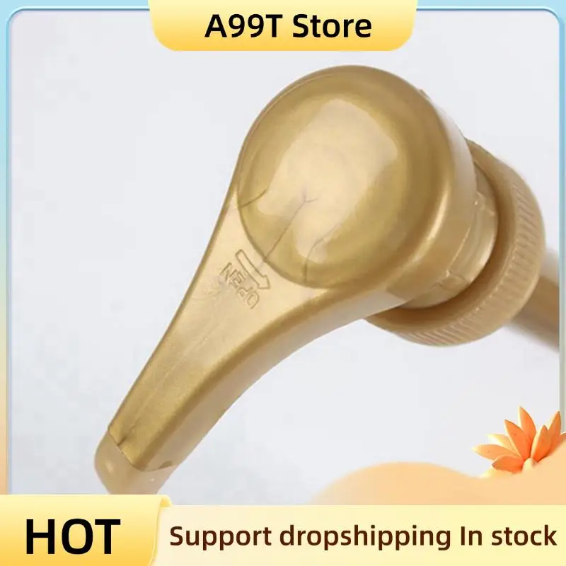 A99T 100 Pcs Coffee Milk Tea Dispenser Syrup Pump Gold Liquid Dispenser For Torani Syrup 8Ml Juice Bottle Dispenser Pump