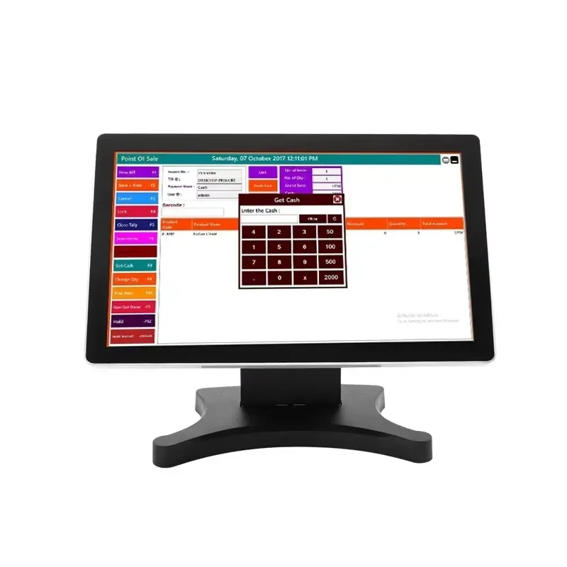 15,6 дюймовый емкостный сенсорный экран Pos терминал Коммерческая электронная кассовая система для продажи