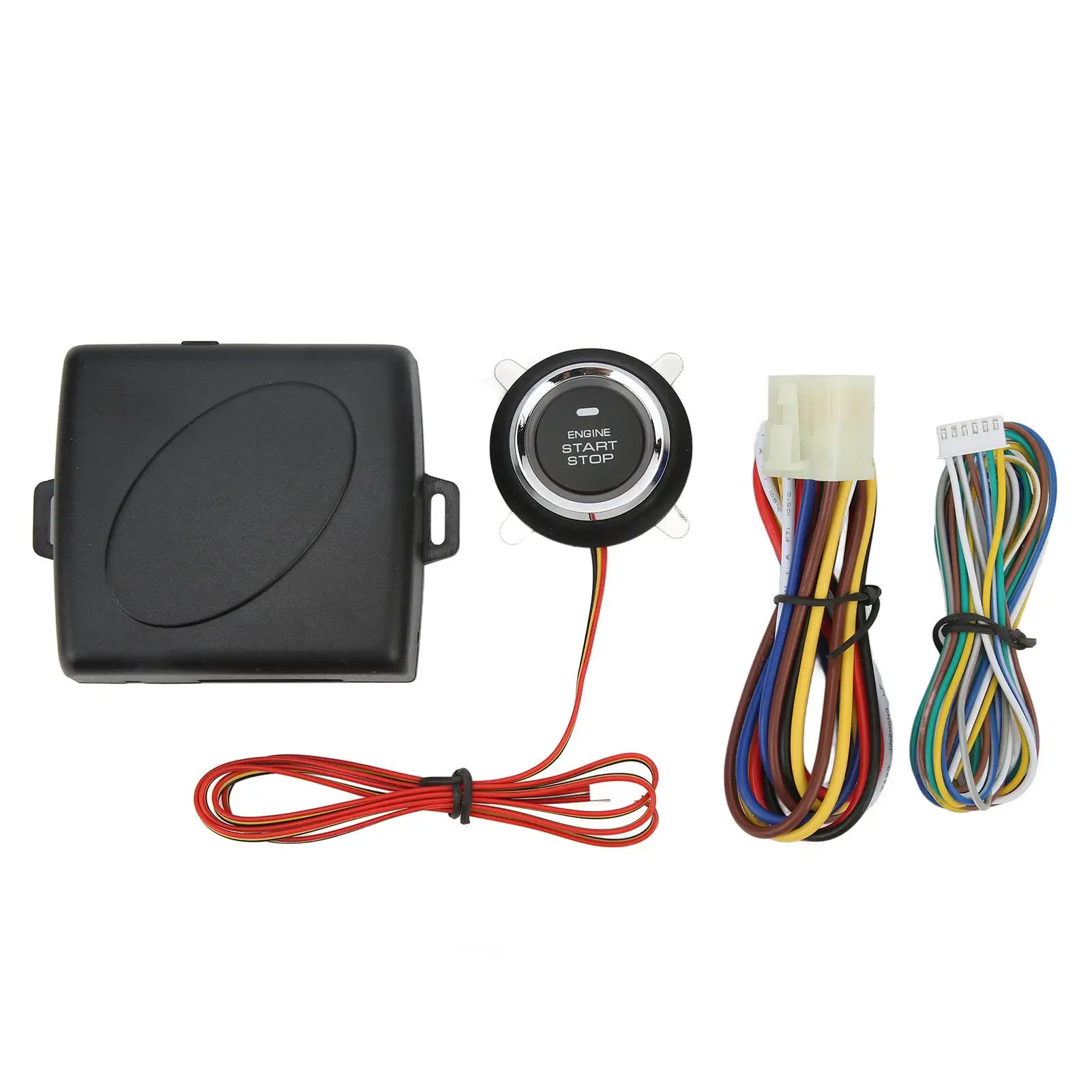 Car Push Start System Push To Start Ignition Kit Automatic Flameout for 12v Vehicles