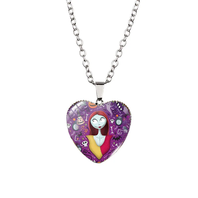 Collier Disney L'Étrange Noël de Monsieur Jack, 17 Styles, Tenues Assorties, Pull, Bijoux à la Mode, Cadeau pour Enfant et Amis