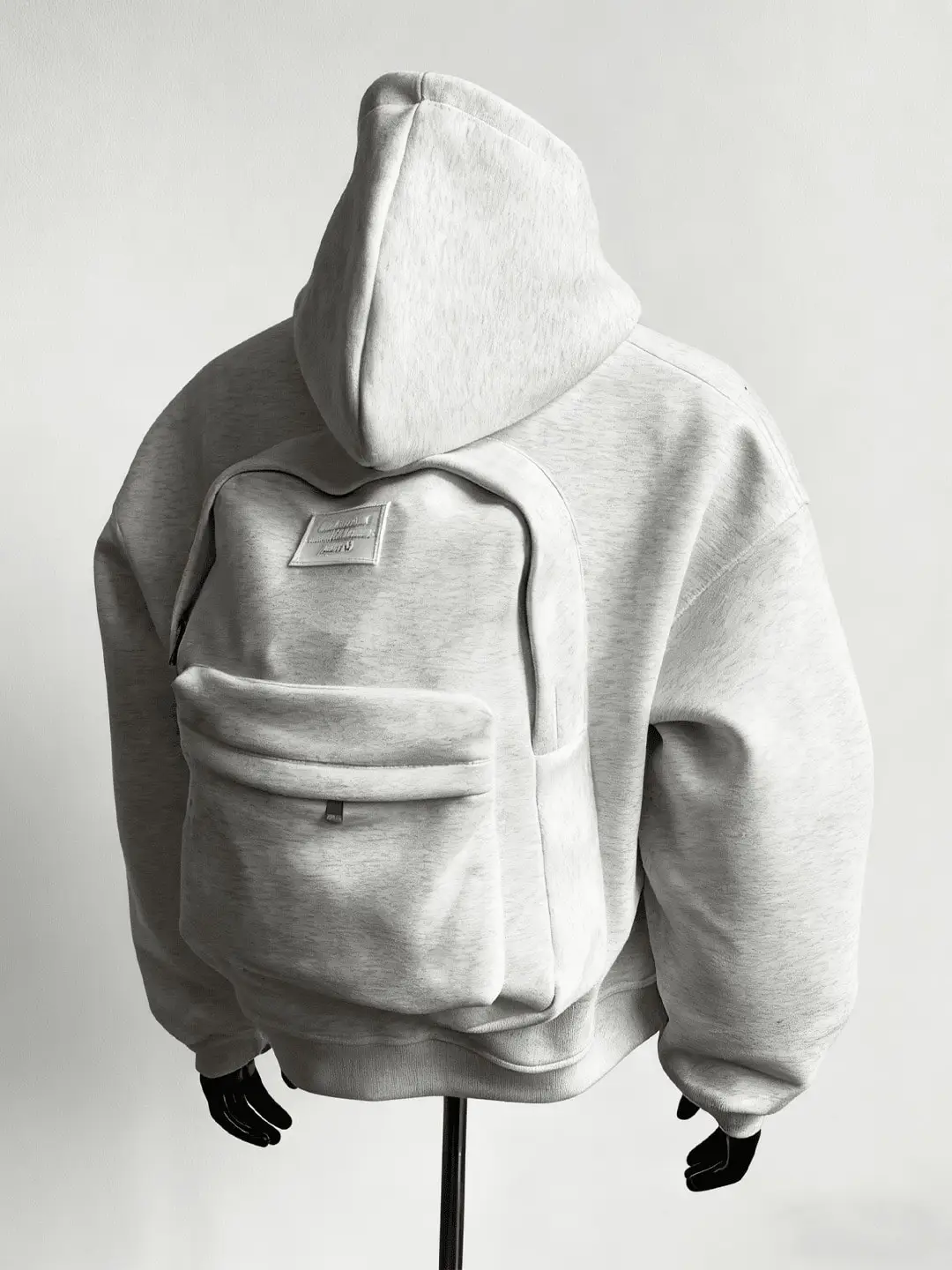 Backpack Hoodie for Men Women Zipper Cardigan Creative Hoodies Lightweight Travel Hooded Sweatshirts with Backpack