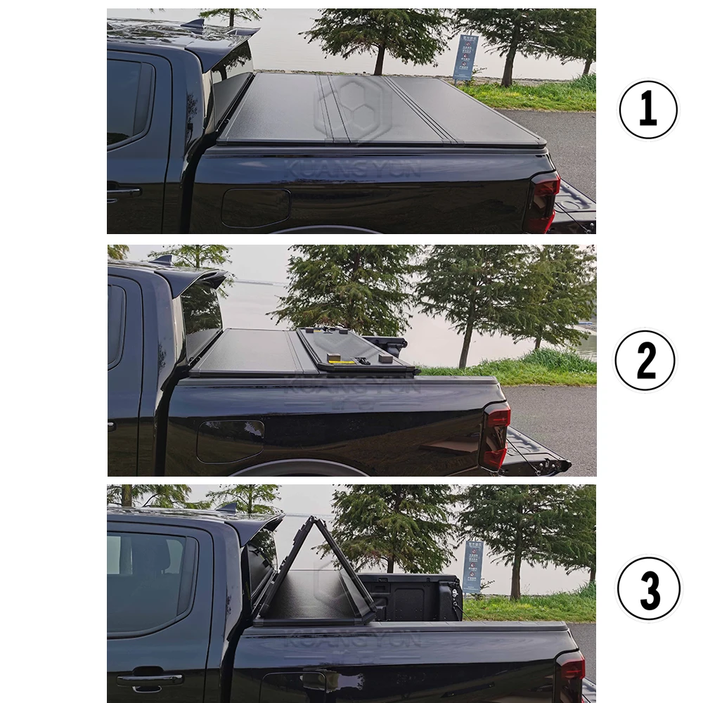 Copertura tonneau pieghevole in alluminio per bagagliaio rigido del vecchio produttore per Ford Ranger modello 5 piedi Silverado