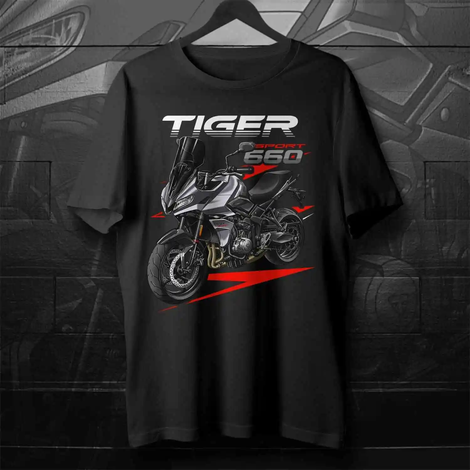 

British Tiger 660 2022-2024 Motorcycle Adventure Riders Gift T-Shirt 100% Cotton O-Neck Short Sleeve Summer Casual Mens T-shirt