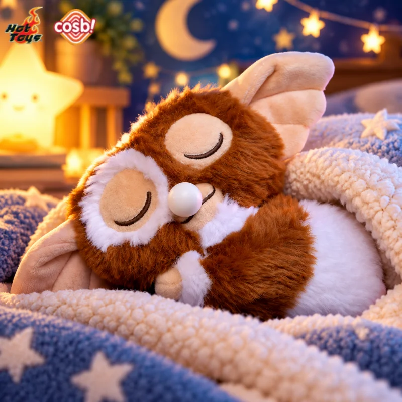 Hot Toys Cosbi Sleeping Gremlin Plush Pendant Soft Stuffed Cartoon Character Hanging Ornament Collectible Decor Gift