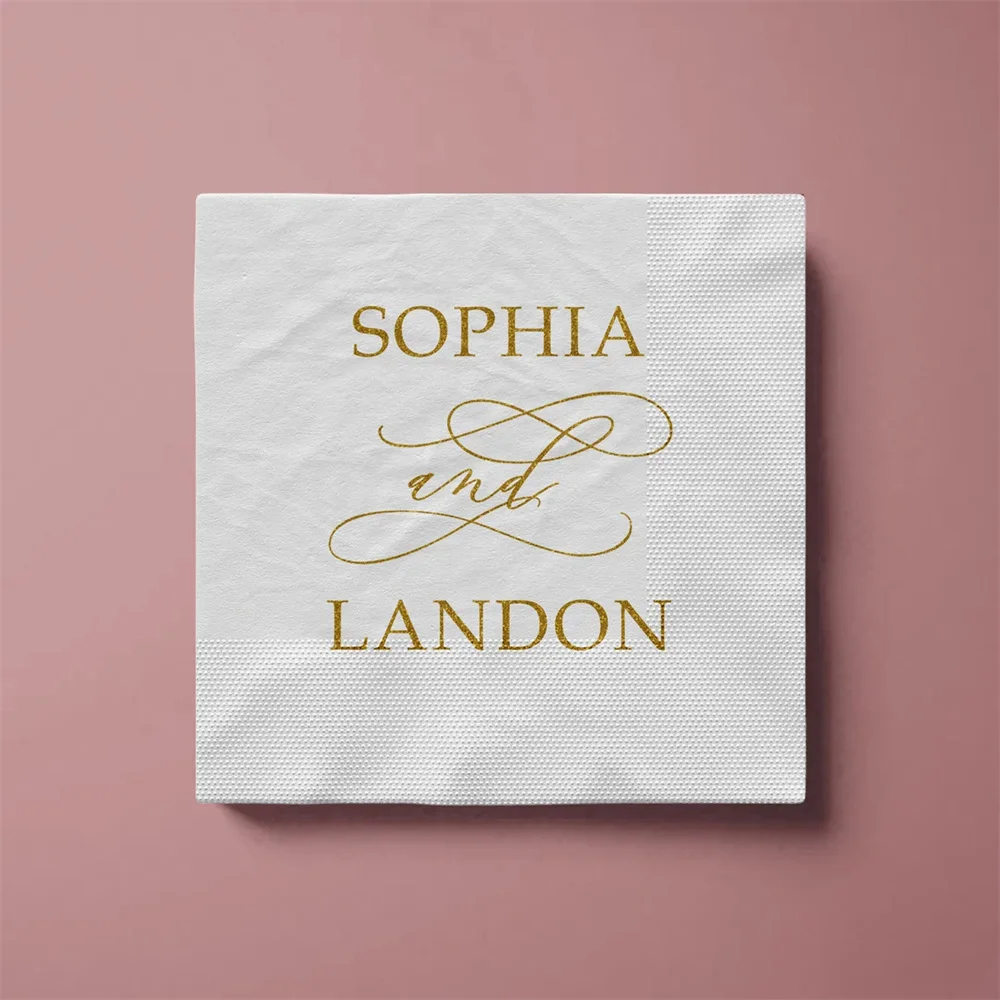 

50PCS Custom Napkins, Personalized Napkin, custom cocktail, wedding napkins, Birthday Napkin, Event Favours, Party Napkin, Lunch