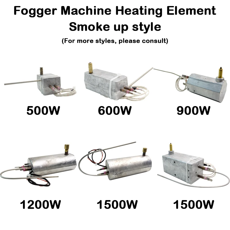 maquina do fumo da nevoa calefator de rod do aquecimento maquina de fumar da agua peca sobresselente tubulacao do nucleo do aquecimento 220v 900w 1200w 1500w 01