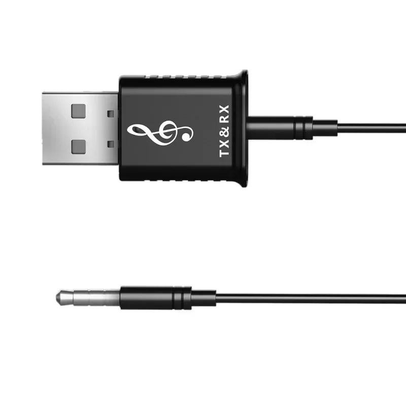 USB Bluetooth Transmitter Receiver Combo for TV, Computer, Car, Wireless Bluetooth 5.0 Audio Adapter