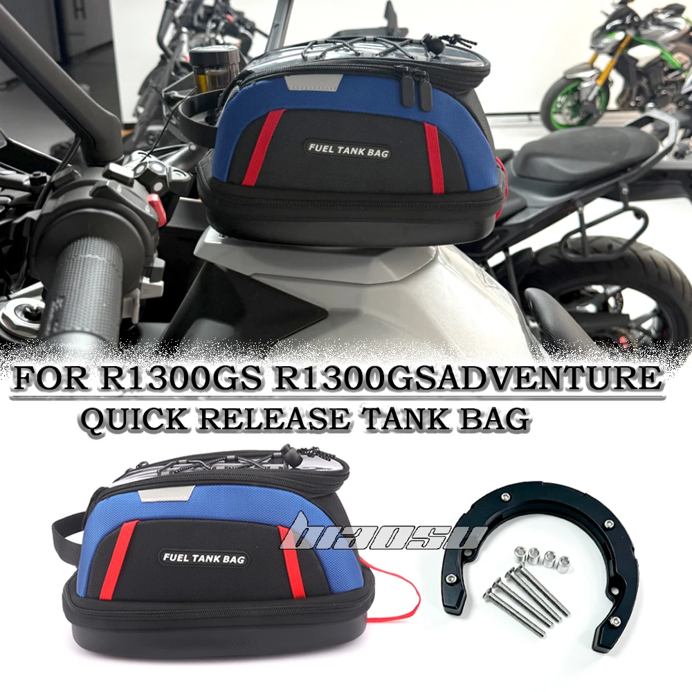 New Motorcycle Fuel Tank Bag FOR BMW R1300GS Adventure Quick Release Tank Bag R1300GS ADV Luggage Storage Navigation Bag 2023-