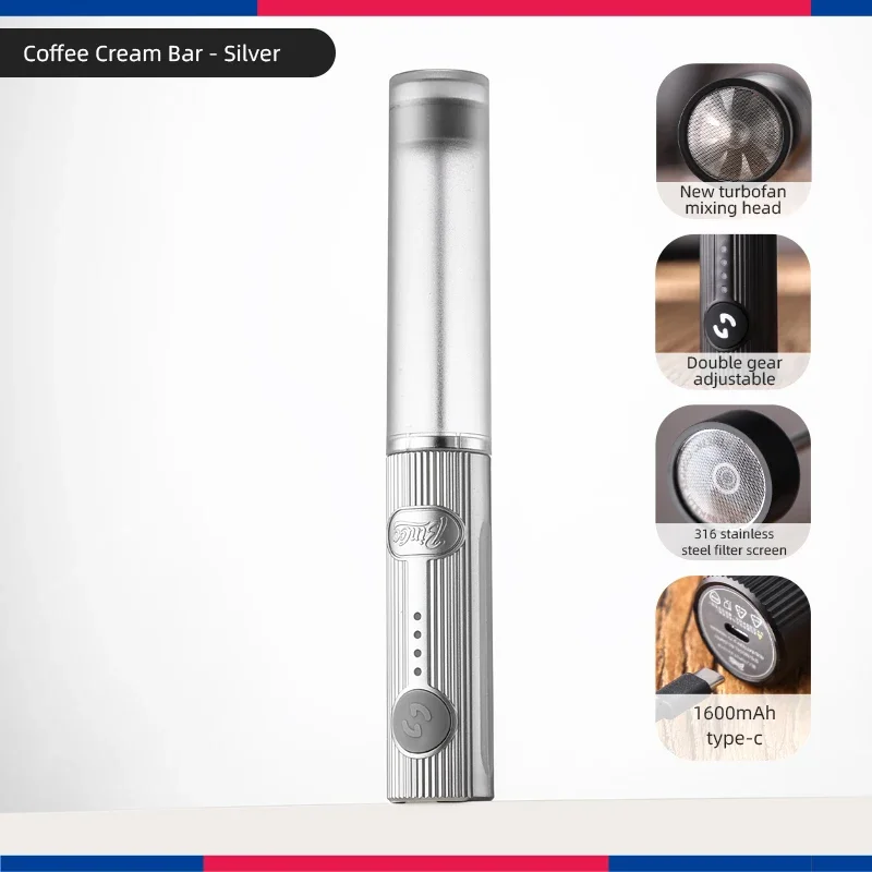 Bincoo Milk Foamer Coffee Whisk Mixer Electric Blender Egg Beater Mini Frother Handle Stirrer Cappuccino Maker Cooking Tools image 3