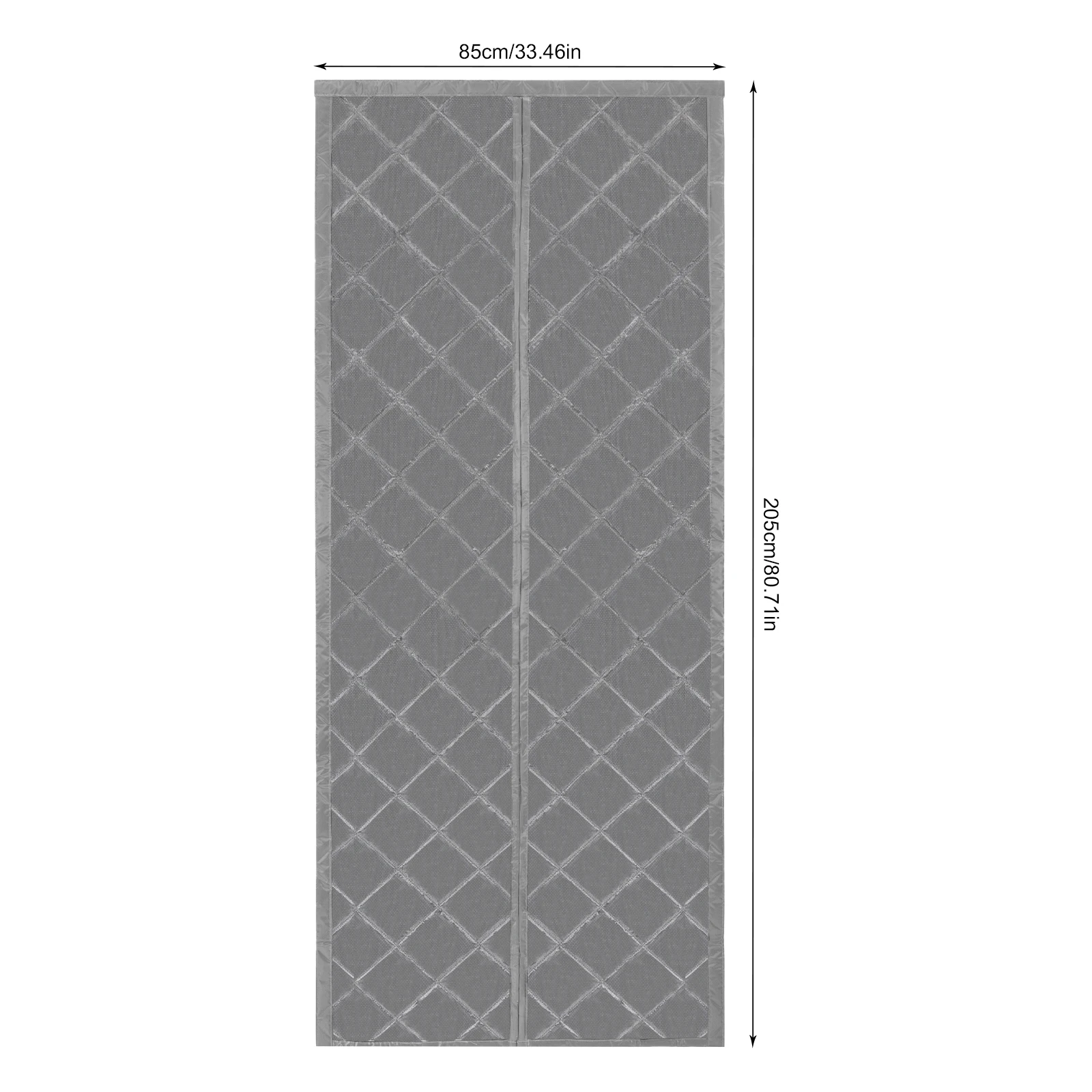 Magnetischer wärmeisolierter Türvorhang, langlebiger rechteckiger Türisolationsvorhang, Türrahmenmontage, 0,85 x 2,05 m – Detail 3
