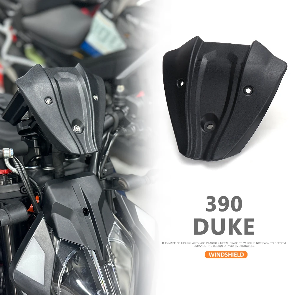 

Motorcycle Accessories Windshield Windscreen Windproof Wind Screen Deflector For 390 DUKE 390DUKE 390 Duke 390Duke 2024