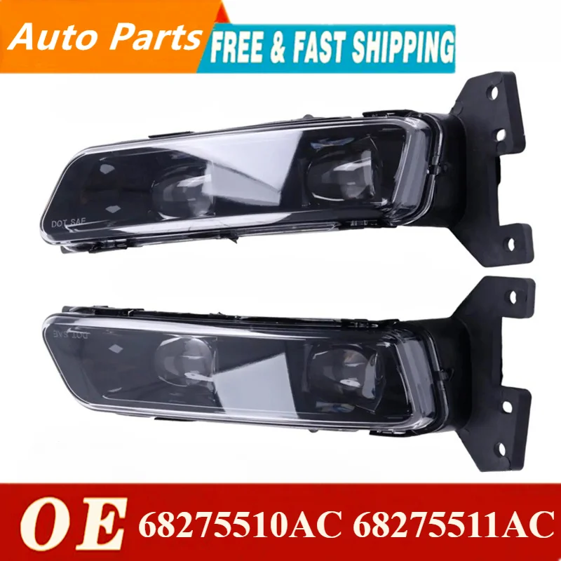 High quality Left or right LED Fog Light 68275510AC 68275511AC Fit For Jeep Grand Cherokee 2018-2022