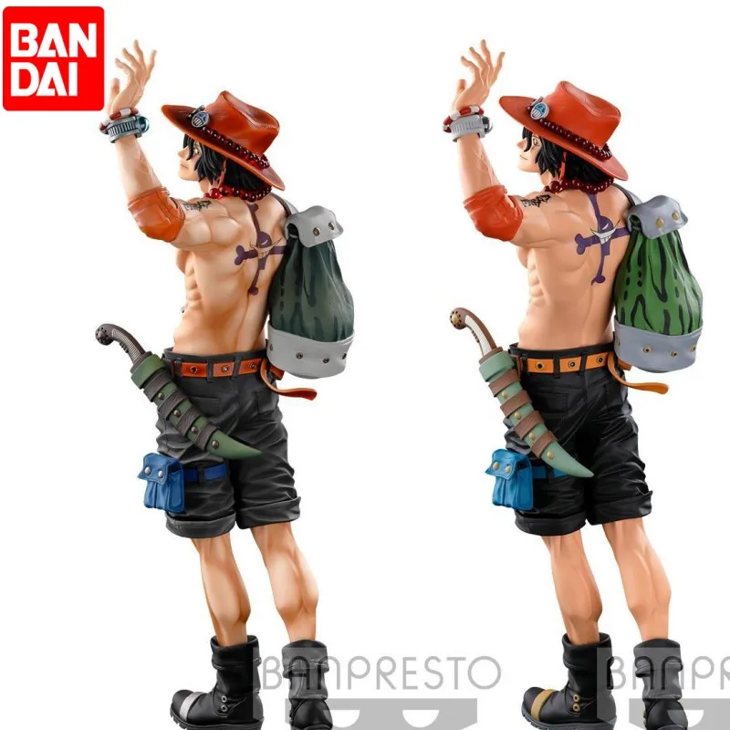 Bandai SMSP BWFC ONE PIECE PORTGAS.D.ACE Action Figure Anime Model Collect Statue Doll Birthday Toy Gift Table Decoration