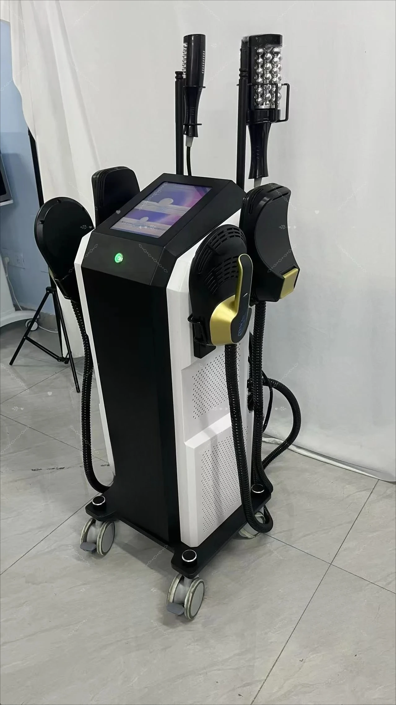 

Neo 2in1 Hi-emt Sculpting Roller Physiotherapy Eliminates Pain Orange Peel Tissue Slimming Machine