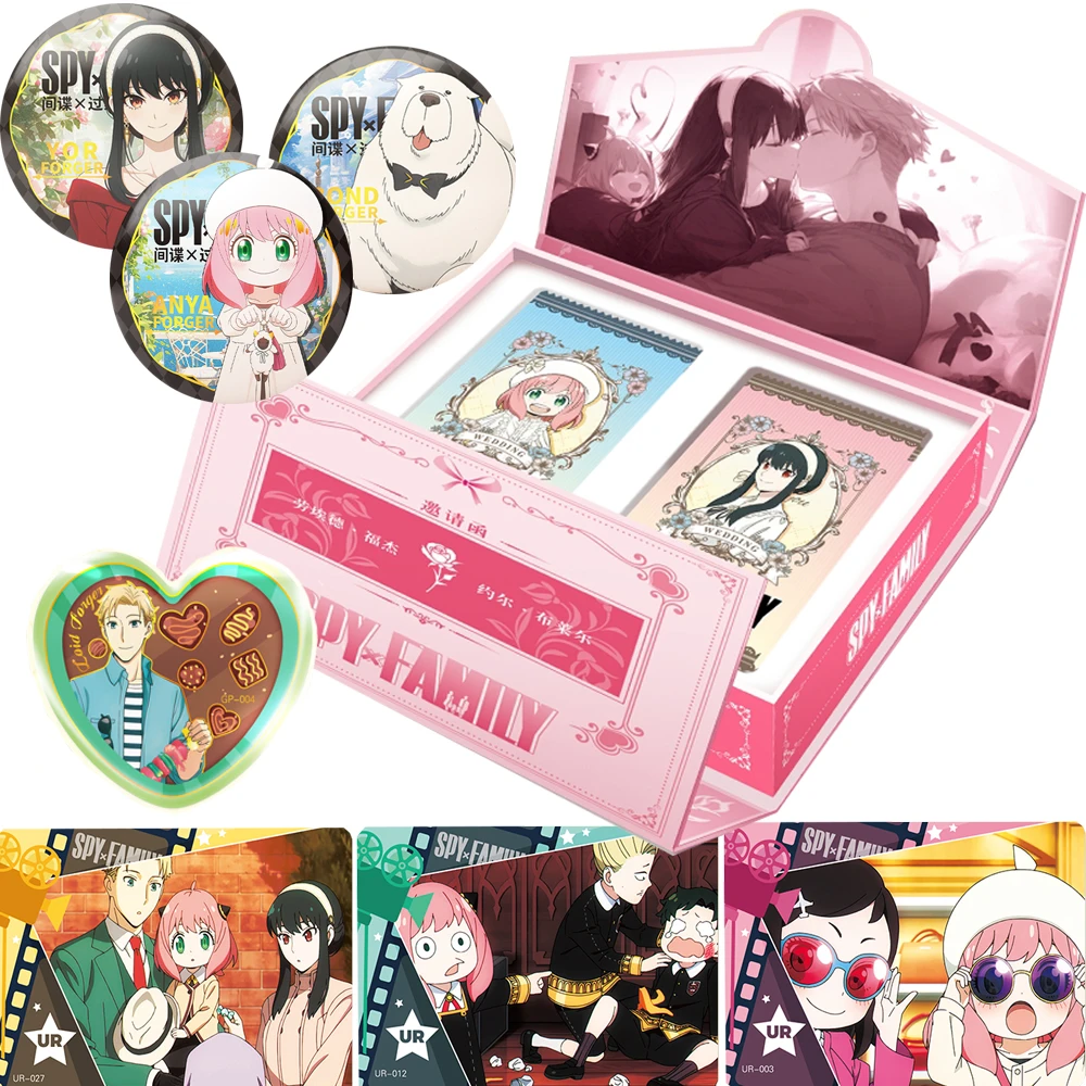 

SPY×FAMILY Cards for Children Anime Girls Memory Freeze-frame Cute Moments Anya Sweetheart Collection Cards Toys Hobbies Gifts