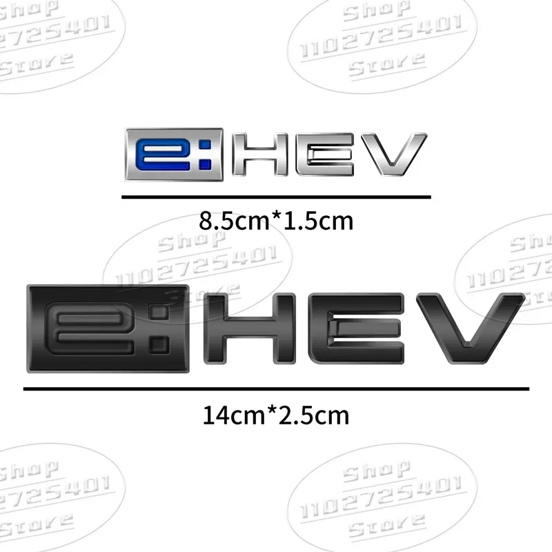 e: HEV شعار شعار سيارة التصميم الذيل الوفير الخلفي الجذع الجانب الحاجز شارة البلاستيك ملصق ل سيفيك أوديسي أكورد الهجين صالح ديكو #6