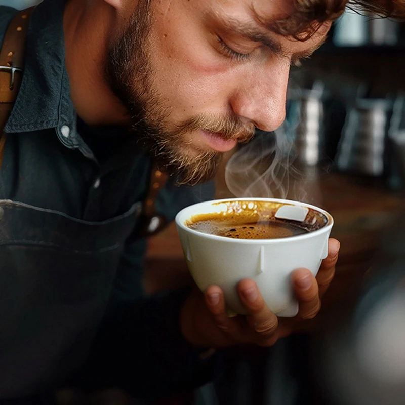 New Coffee Cupping Bowls 200 Ml Coffee Cup Stackable for Coffee Enthusiasts Coffee Shop Office Reduce Heat Loss