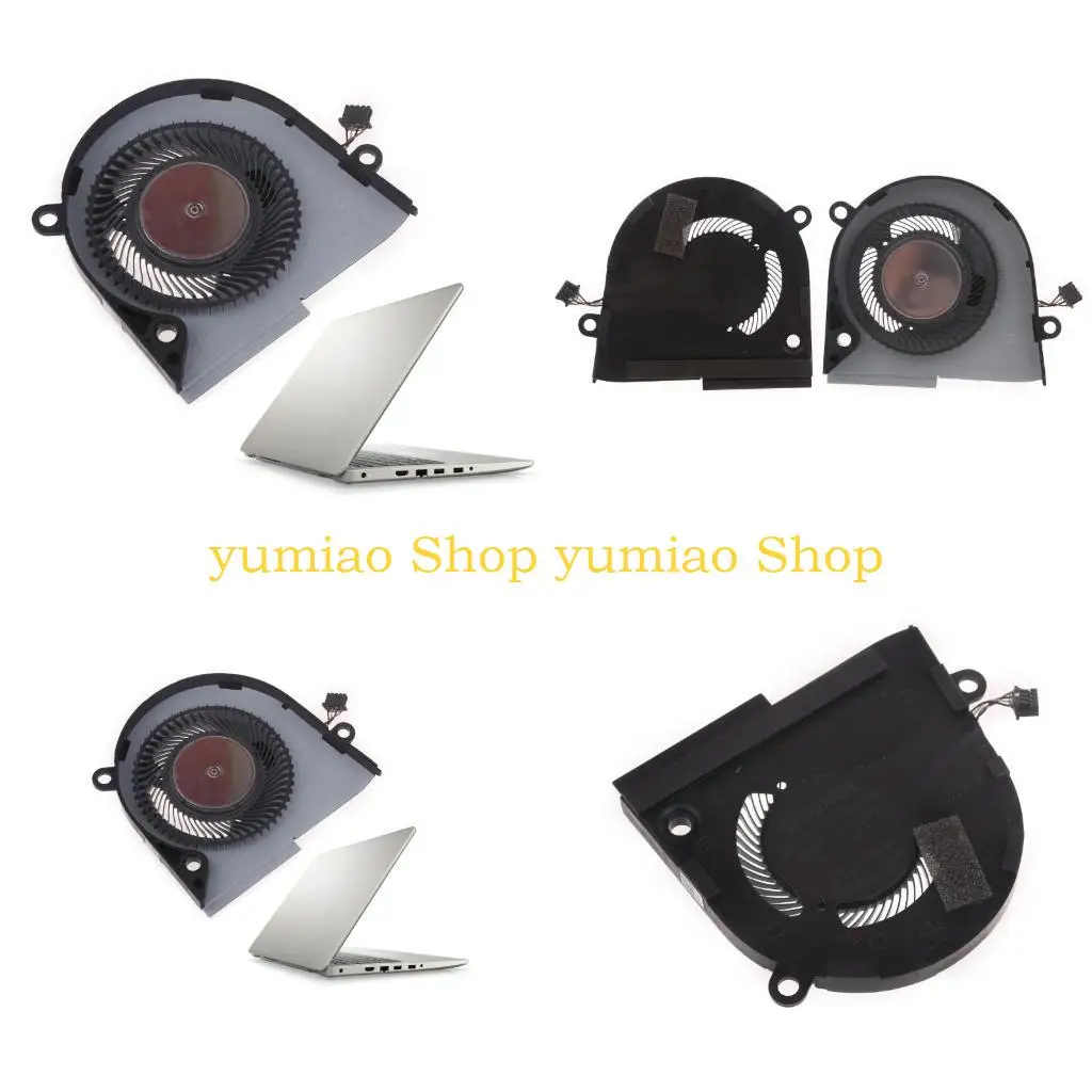 

587B Original CPU Cooling Fan for Latitude 14 7400 P100G001 9410 2-in-1 DC28000M3SL DC5V 0.27A Laptop Coolers