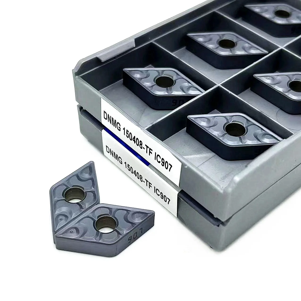 10 قطعة أداة القطع الخارجية DNMG150404 TF IC907 IC908 DNMG150408 TF IC907 IC908 تحول أداة DNMG 150404 150408 TF IC907 IC908