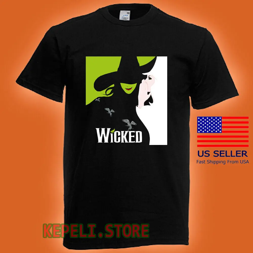 WICKED Broadway Musical Men's Black T-shirt