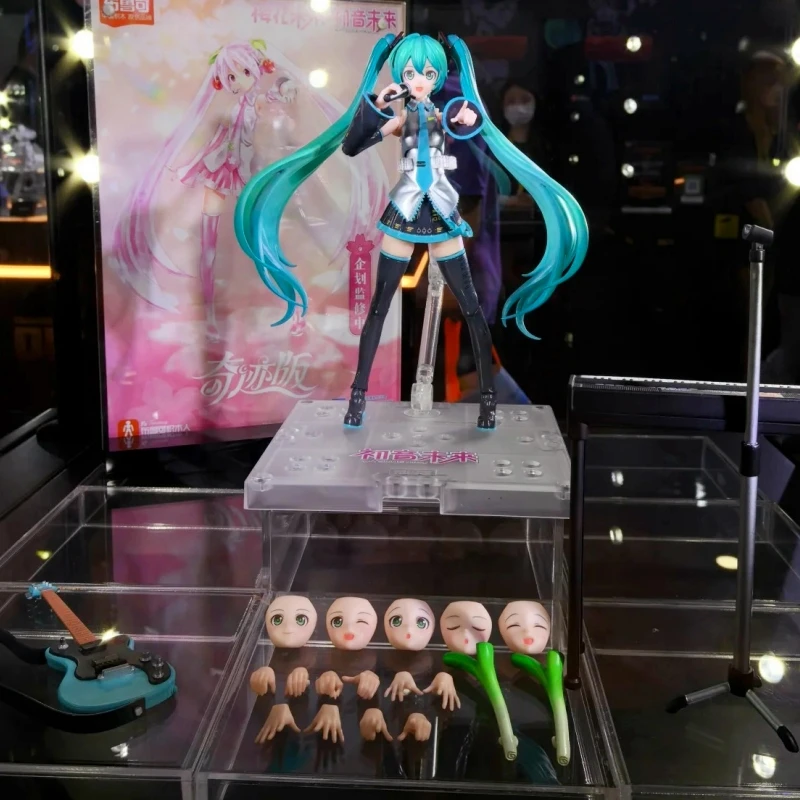 New In Stock Original Hatsune Miku Miracle Formula Clothing Assembled Model  Animation Peripheral Movable Doll Toys Xmas Gifts