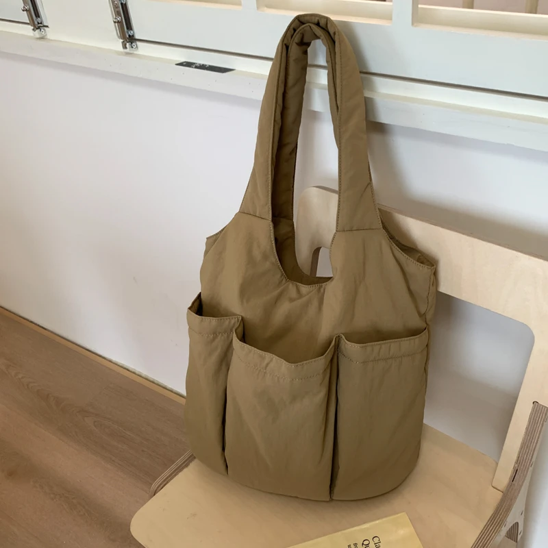 

Trendy Large Capacity Tote Bag Versatile Handbag Women Commuting Bag Casual Messenger Shoulder bags Multiple Pockets Travel Bags