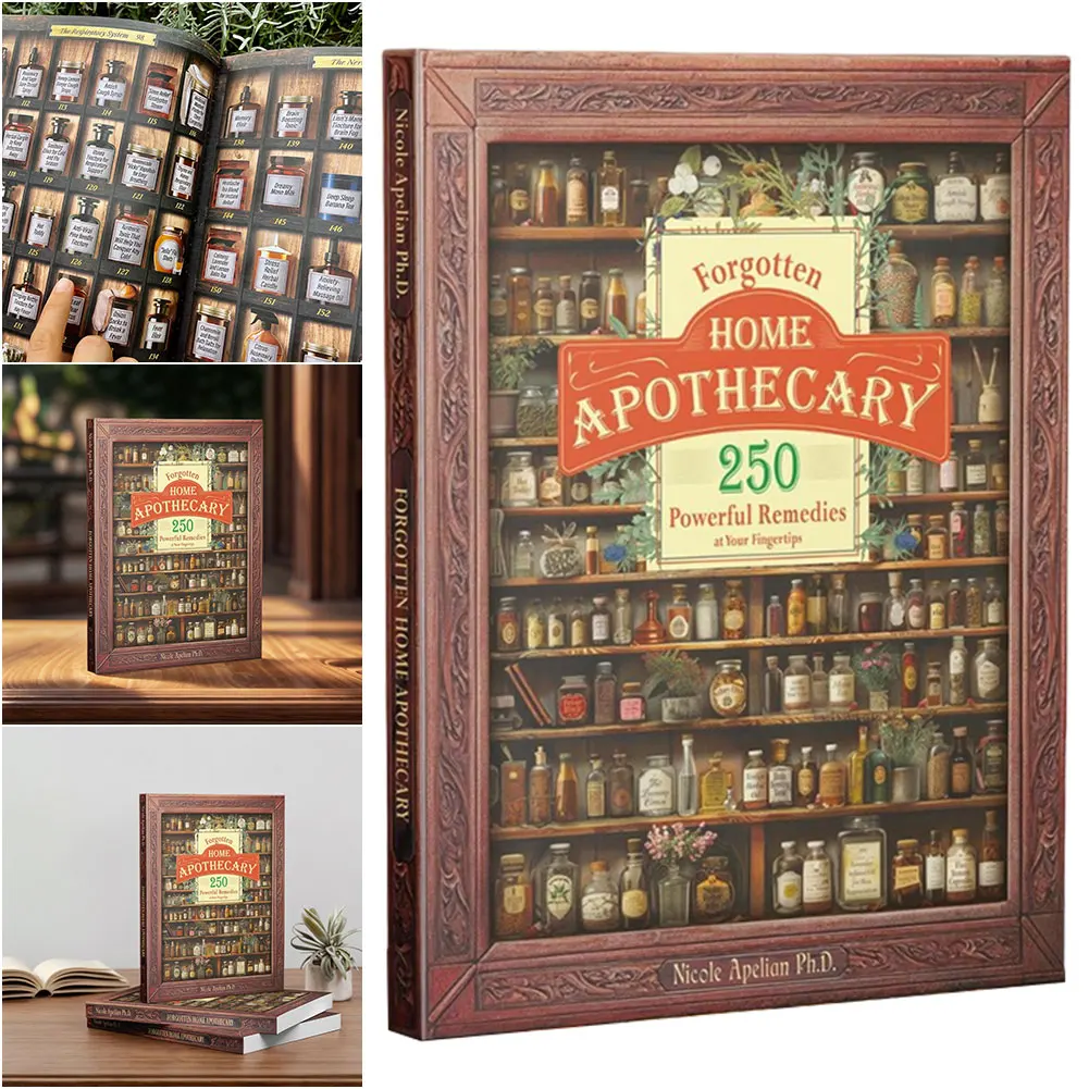 250 การเยียวยาอันทรงพลังที่ปลายนิ้วของคุณ Apothecary บ้านที่ถูกลืม The Home Doctor Herbal Remedies Book for Everyday Wellness