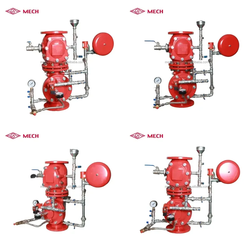 

2026 MECH Pre-Action Manual Water Alarm Valve for Fire Sprinkler System ZSFYD4X-98C DN100 PN16 GB/T 17241.6 Flange GB 5135.14