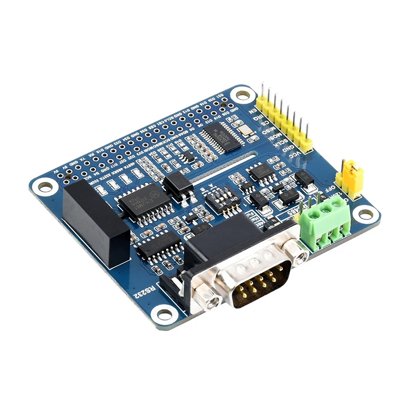 

Isolated RS485 RS232 Expansion HAT for Raspberry Pi Isolated SPI Control Onboard Protection Circuit for Raspberry Pi 4 Model B
