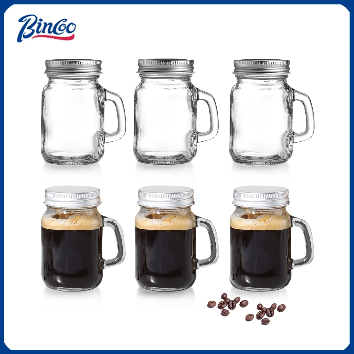 

Стеклянная бутылка для жидкости для кофе Bincoo, мини-герметичный контейнер, хранилище для концентратов, в дороге