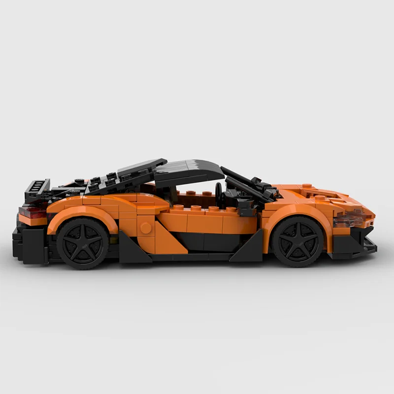 382pcs MOC McLarens W1 Speed Champion City Car Supercar Racing Building Blocks Brick Technique Creative DIY Toys Gifts