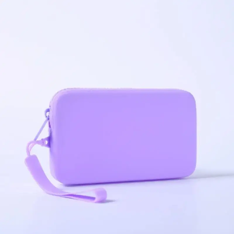 Silicone Storage Bag Waterproof Dustproof Cosmetic Bag Hanging Phone Bag Sunglasses Protective Cover