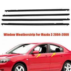 For Mazda 3 2004-2009 Mazda 6 2004-2012 Car Window Weatherstrip Seal Belt Trim Sealing Strips Weather Strip Exterior Moulding