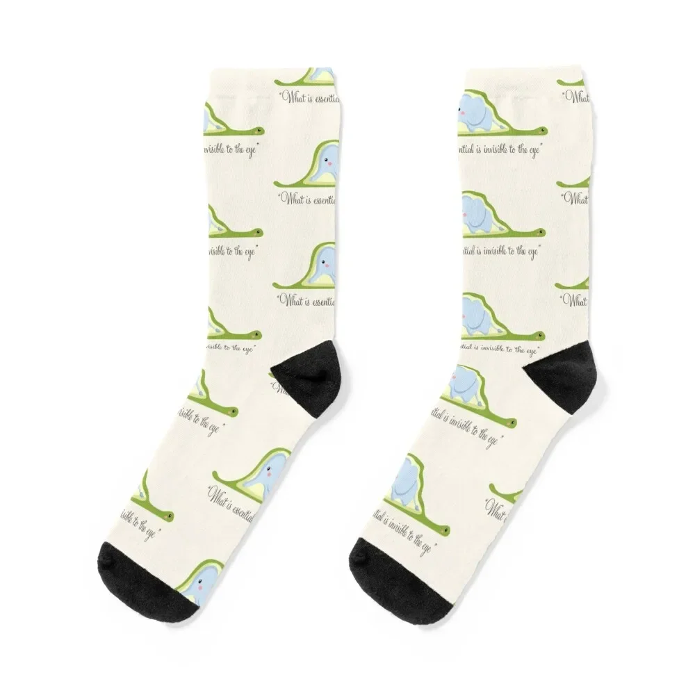 

The Little Prince - Elephant and Boa Socks cartoon designer brand gifts golf Mens Socks Women's