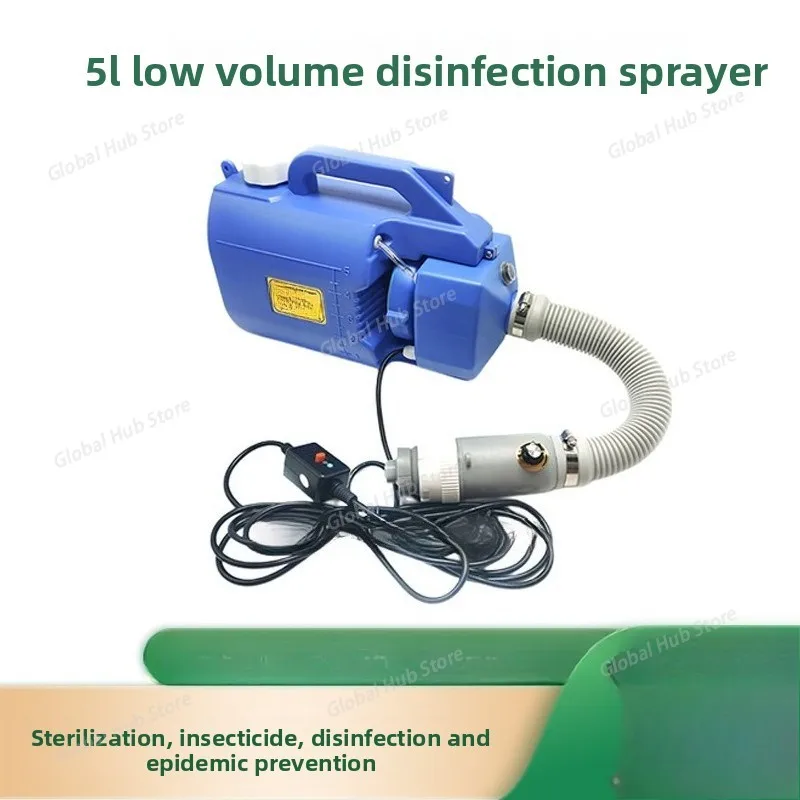 Cold Fogger Misting Machine High-pressure Spray Disinfection Machine 5L Small Sprayer Electric Cold Fog Sprayer