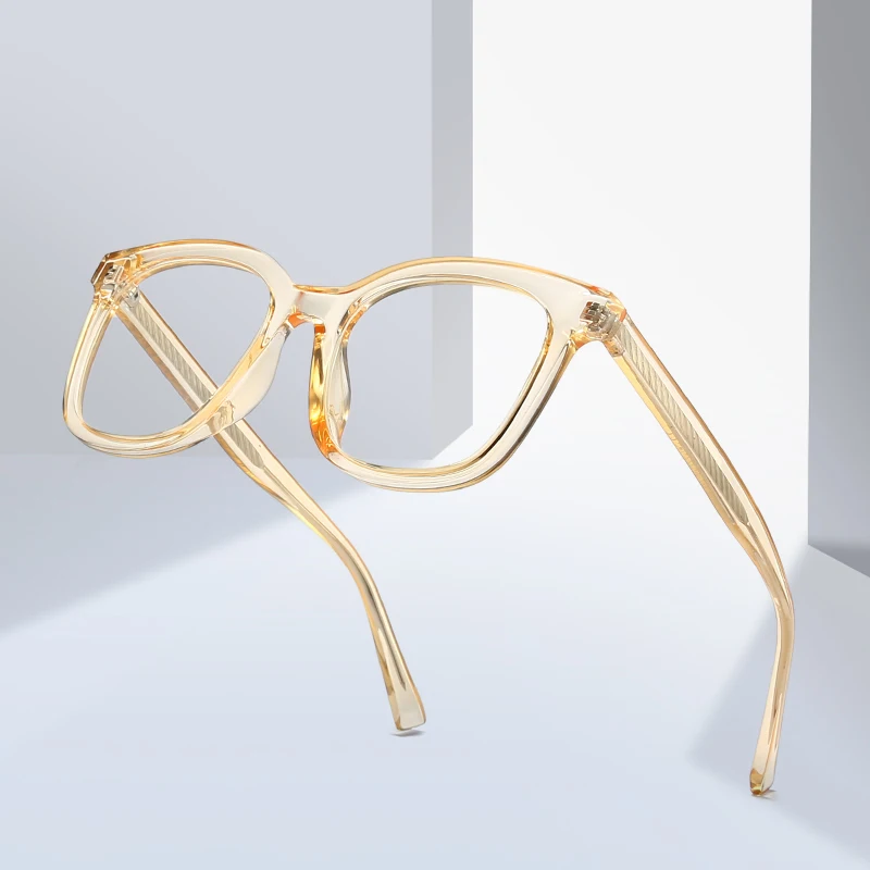 JMISUS Japanese Fashion Square Prescription Glasses Spring Leg Myopia Eyewear Handmade Acetate Optical Eyeglasses for Women Men