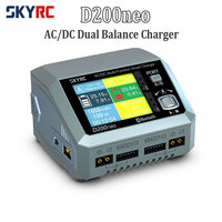 SKYRC D200neo Charger AC 200W DC 800W 1-6S Lipo Battery Balance Charger Discharger Multi-Function Smart Charger