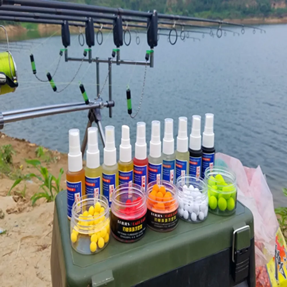 20ml Carp Fishing Baits Additive Boilies Pop-Up Pellet Attractant Flavoured Spray Fishing Lure Smell Flavor Pesca Accessories