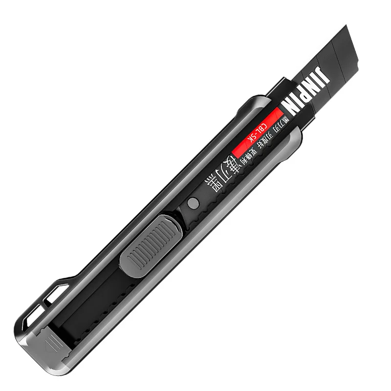 Retractable Box Cutter Utility Knife Carbon Steel Self Locking Design Cutting Tools Household Wallpaper Express Parcel Knife