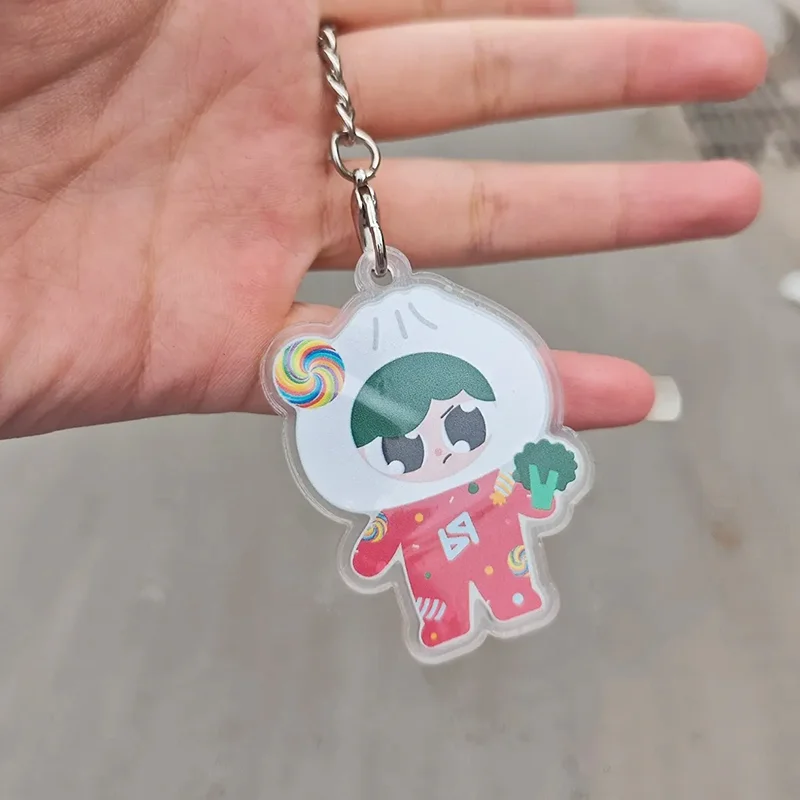 TV Serise Until We Meet Again BounPrem Cosplay Key Chain Acrylic Keychains Backpack Pendant Kawaii Key Ring Accessories