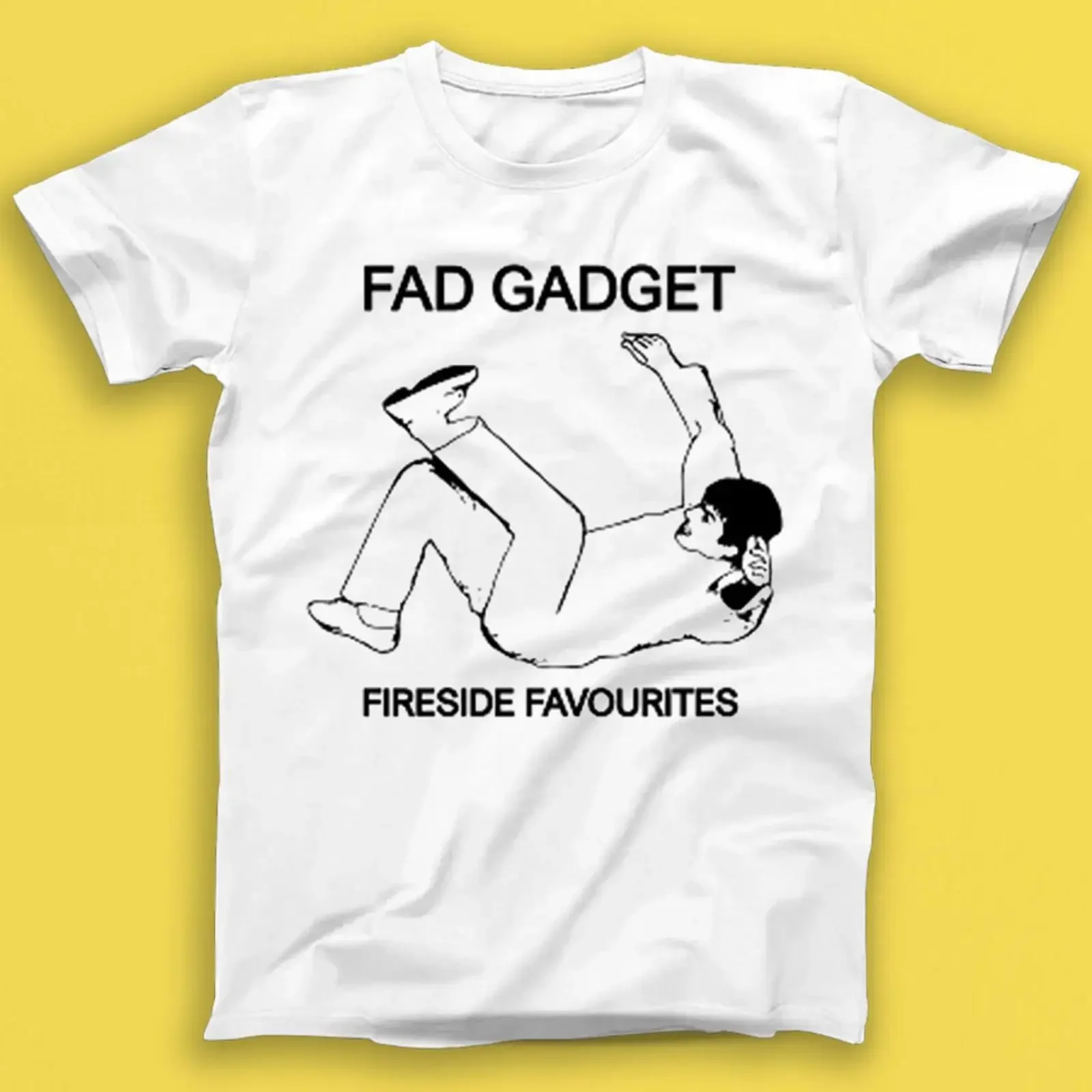 Fad Gadget Fireside Favourites New Wave Punk Music T Shirt 2077 vintage Washed homme fashion Comfortable Breathable graphic