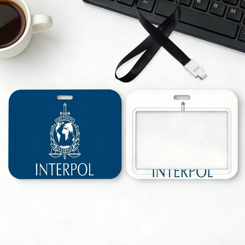 

Модный картхолдер с принтом I-InterpolS для студентов, с ремешком, для рабочих пропусков, проездных и ID-карт, подарки