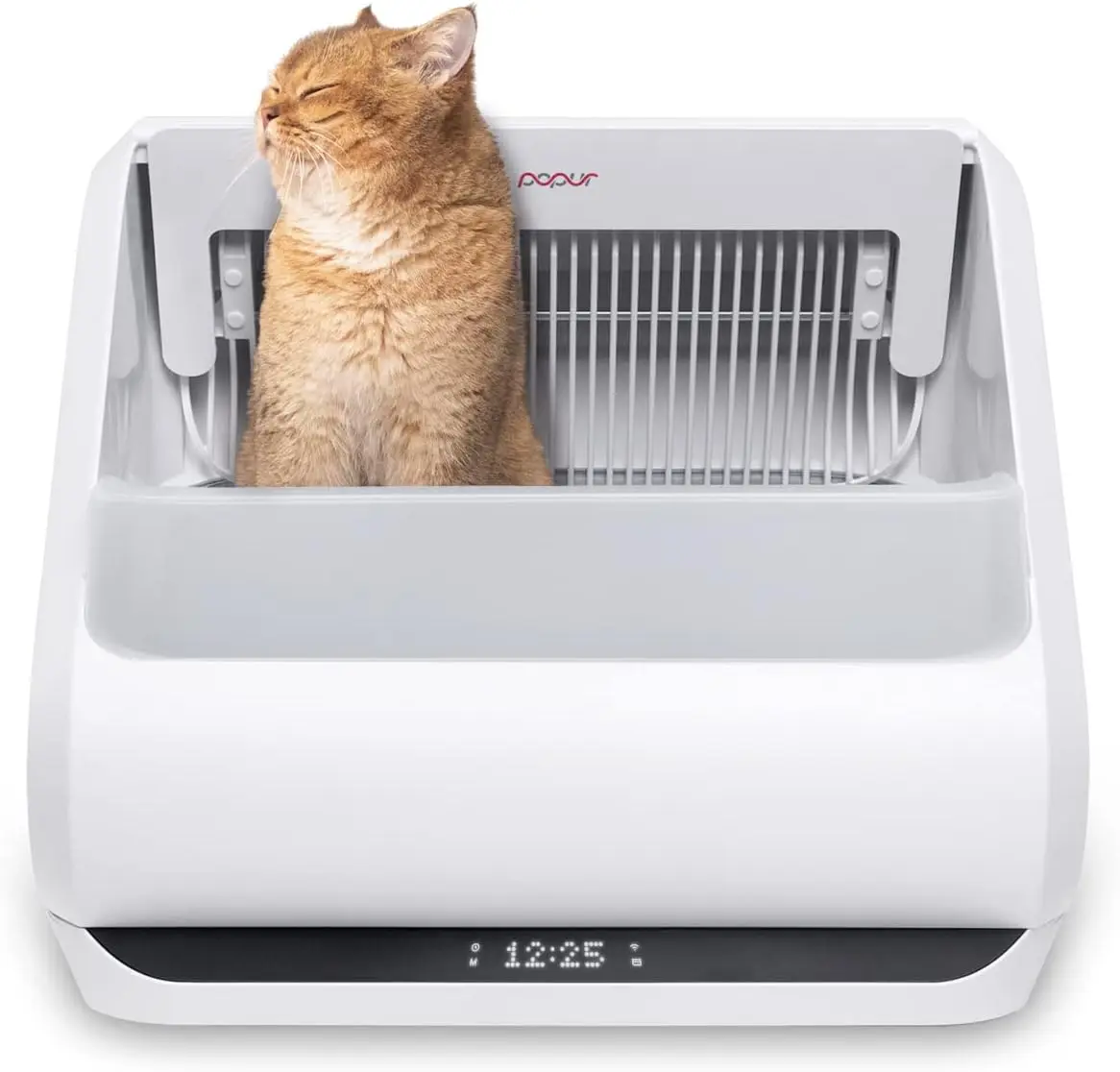 X5 Self-Cleaning Cat Litter Box Unique Split System Open Top 30-Day Capacity Automatic Litter Scooping Robot Odor-Seal