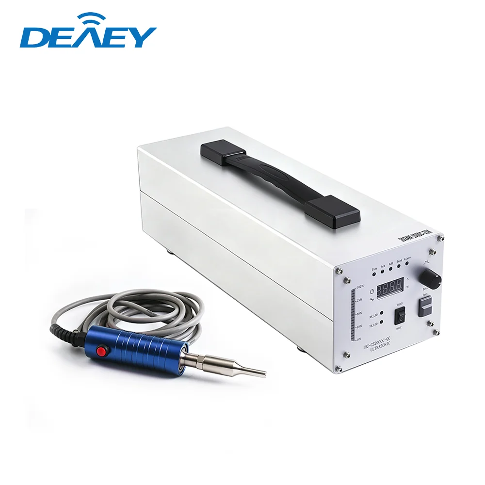 New Devey Ultrasonic Spot Welder Factory Price Custom Logo Handhold Manual PP PE PVC Blister Packaging Welding Machine Bulk Buy