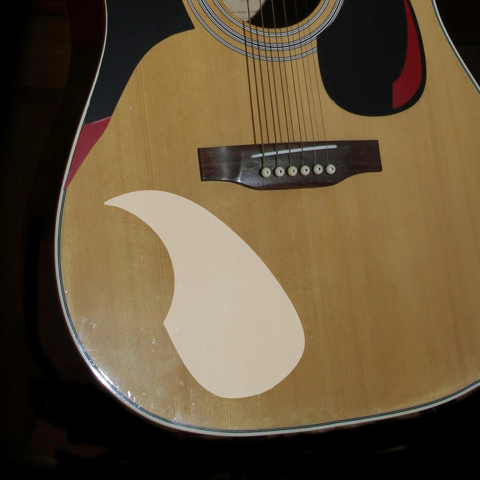 

Transparent Folk Guitar Pickguard 40 41 Inch Acoustic Guitar Easy Apply No Residue Bass Pickguard