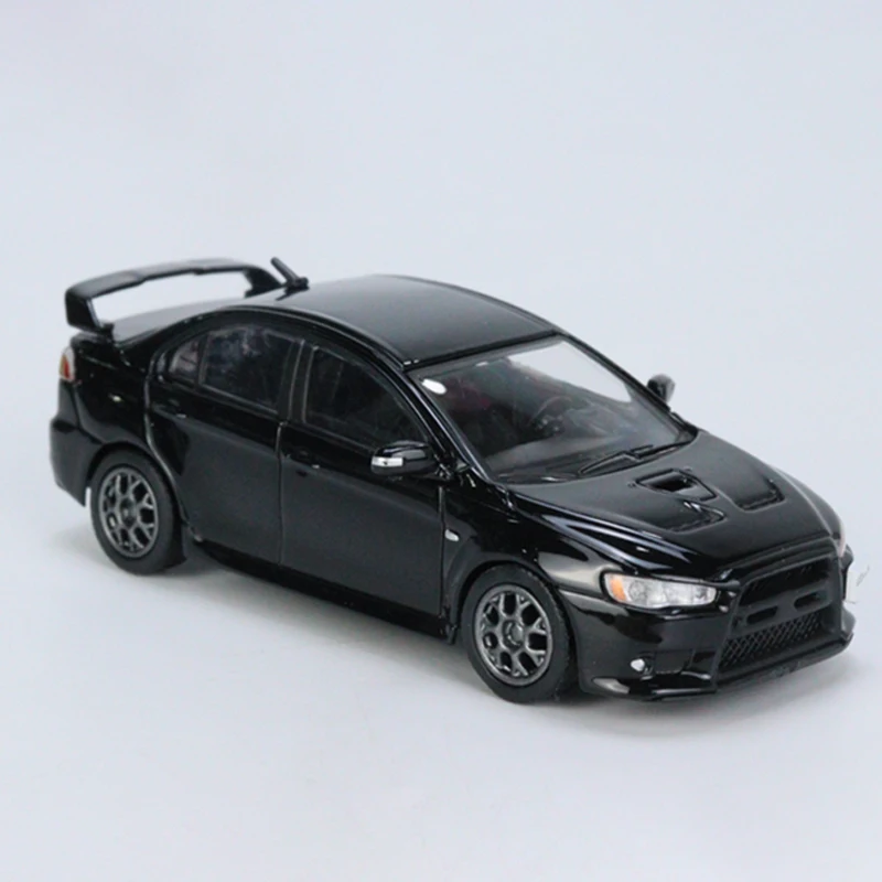 BM Diecast Alloy 1:64 Scale Lancer EVO X 10th Generation Cars Model Adult Toys Classic Souvenir Collection Gifts Static Display