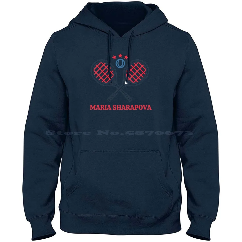 Maria Sharapova Tennis 100% Cotton Hoodie T Shirt Maria Sharapova Chocolate Snacks Sugarpova Candy Lawn Tennis